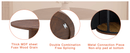 Modern Spliced Circular Dining Table With 42 Inch Diameter by HouseOfZazla