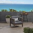 Brava Mid-Century Modern Club Chair with Water Resistant Cushions by HouseOfZazla
