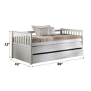 Cominia - Twin Daybed (Trundle Not Included, Bed Only, No Storage) - White by HouseOfZazla