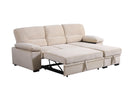 Kipling - Reversible Sleeper Sectional Sofa Chaise by HouseOfZazla
