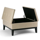 Dover - Multifunctional Lift Top Coffee Table Storage Ottoman by Unique Piece Furniture