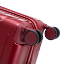 14"/20" 2-Piece ABS Spinner Wheel Luggage Set with Cosmetic Case