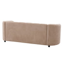 Mirelle 80 in. Modern Curved Velvet Sofa Couch