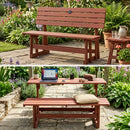 2-in-1 Convertible Bench Picnic Table by HouseOfZazla