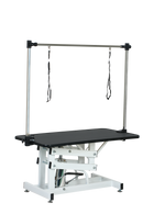43 Inch Adjustable Heavy Type Hydraulic Pet Dog Grooming Table Upgraded Professional Drying Table Heavy Duty Frame with Adjustable Arm and Noose