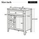 Bathroom Vanity With Sink, Soft Closing Cabinet