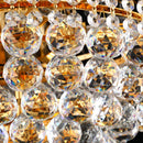 24-Inch Gold Crystal Chandelier, 12-Light French Empire Style Ceiling Light by HouseOfZazla
