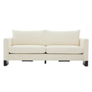 Modern Sofa Couch Stylish 3-Seater Sofa with Rubberwood Legs by HouseOfZazla