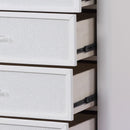 Opium - 5 Drawer Chest - White