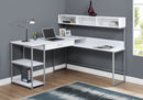 L-Shaped Corner Computer Desk with Storage Drawers by HouseOfZazla