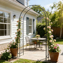 Metal Garden Arch Garden Arbor Trellis Climbing Plants Support Rose Arch Outdoor Arch by Unique Piece Furniture