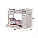 Allentown - Bunk Bed w/Storage Ladder & Trundle