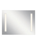 36"W x 26"H 4-Light Integrated LED Backlit Mirror with Bluetooth Soundbar