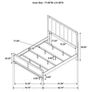 Harbington - Bedroom Set With Upholstered Headboard