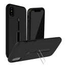 Finger Strap Phone Case for iPhone X Drop-protection Finger Ring Rugged Phone Case with Kickstand Dual Layer Case
