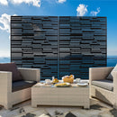 Outdoor & Indoor Freestanding Metal Privacy Screen by HouseOfZazla