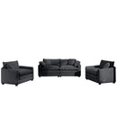 Elegant Oversized Sectional Sofa Set With Deep Seats And Flexible Layout