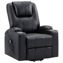Macklin - Power Lift Massage Recliner With Heat And Dual Cupholders by HouseOfZazla