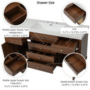 Bathroom Vanity With Sink, 5 Legs, Soft Close Drawers by HouseOfZazla