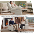 29.92" 270 Power Swivel Rocker Recliner Chair, Electric Glider Reclining Sofa With USB Ports, Power Swivel Glider, Rocking Chair Nursery Recliners For Living Room Bedroom by Unique Piece Furniture
