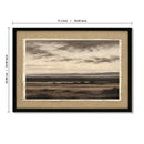 Vintage Landscape Large Framed Wall Art, 20x28 Inch Canvas Print by HouseOfZazla