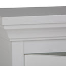 Avington - Single Door Wall Cabinet - Pure White by HouseOfZazla