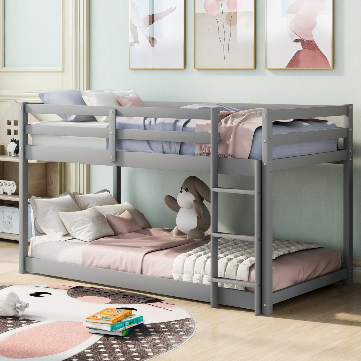 Floor Bunk Bed With Ladder, photo 7 of 22