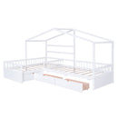 L Shape Platform Bed With 3 Storage Drawers by HouseOfZazla