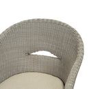 Outdoor Dining Arm Chair with Cushion, Set of 2