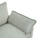 Modern 3 Seater Sofa With Side Storage Pockets For Living Room by HouseOfZazla