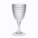 Diamond Cut Plastic Wine Glasses (Set of 4) by HouseOfZazla