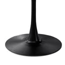 42.12" Modern Round Dining Table with Round MDF Table Top, Metal Base Dining Table, End Table Leisure Coffee Table