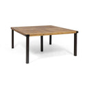 9 PCS Outdoor Dining Set with 64" Solid Wood Table and Chairs by HouseOfZazla