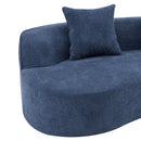 Elegant Curved Sectional Sofa With Full Foam Comfort by HouseOfZazla