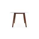 Dining Table - Brown / White