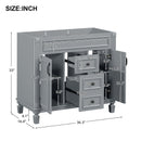 Bathroom Vanity Cabinet With 2 Soft Closing Doors And 2 Drawers by Unique Piece Furniture