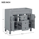 Bathroom Vanity Cabinet With 2 Soft Closing Doors And 2 Drawers by Unique Piece Furniture