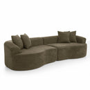 4 Seater Curved Cloud Sectional Sofa by Unique Piece Furniture