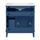 Modern Bathroom Vanity With Sink, Storage Cabinet, Soft Close Doors, Deep & Standard Drawers by HouseOfZazla
