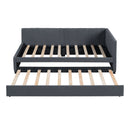 Upholstered Daybed, Sofa Bed Frame, No Box Spring Needed