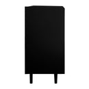 Modern Sideboard Buffet Cabinet With Doors And Unique Panel Styling by HouseOfZazla