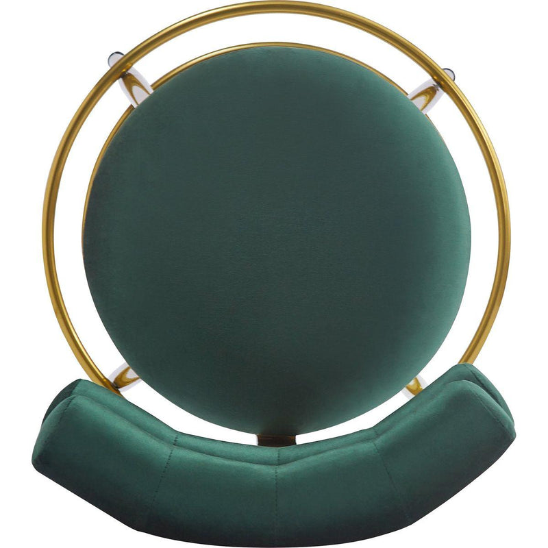 27.65'' Modern Counter Stools Set of 2,Dark green  velvet Counter Stools with iron Frame,Soft back and cushion,Footrest,suitable for Kitchen/Bedroom/Dining Room