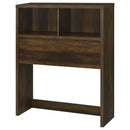 Westpark 49-inch Twin Bookcase Headboard Dark Pine