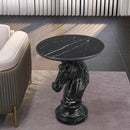 Horse Head Accent Table Animal Statue End Table by HouseOfZazla