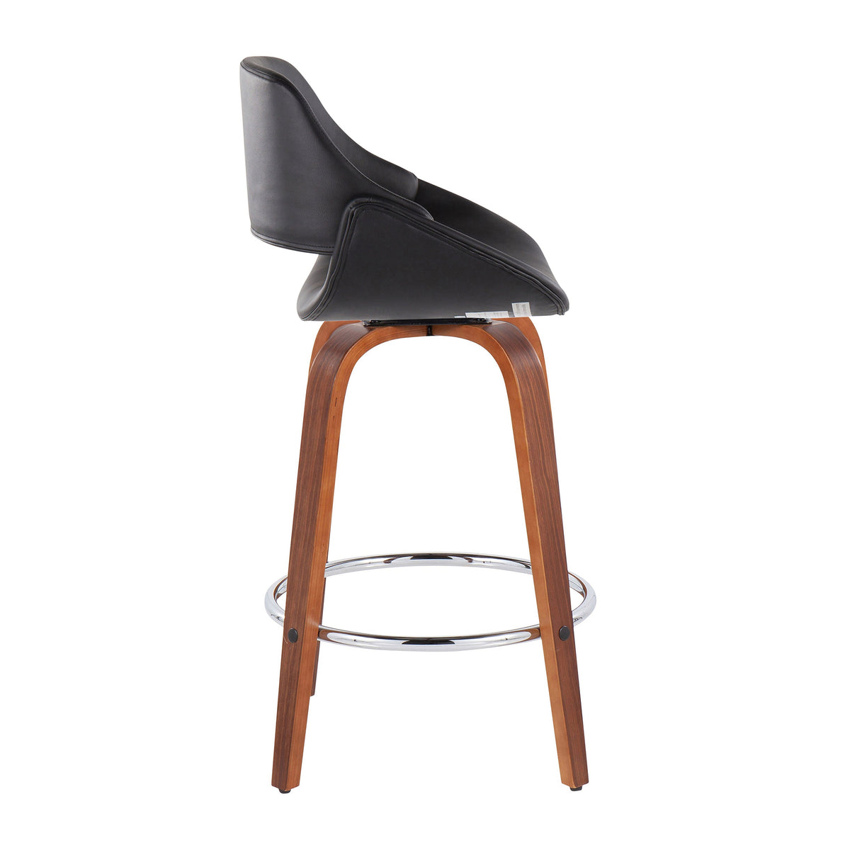 Mid-Century Modern Fixed-Height Counter Stool, photo 8 of 10