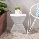 Nevada Contemporary Side Table With Design by HouseOfZazla