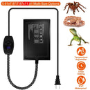 Electric Reptile Heating Pad With 32-122°F Temperature Adjustment IPX7 Waterproof Timer Setting Under Tank Heating Mat for Lizards Turtles Snake Spide by LJGDeals
