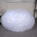 Mahin - Rounded 5 Foot Bean Bag Cozy Modern Design - White by Unique Piece Furniture