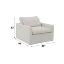 Naveen - Swivel Chair With 1 Toss Pillow by HouseOfZazla