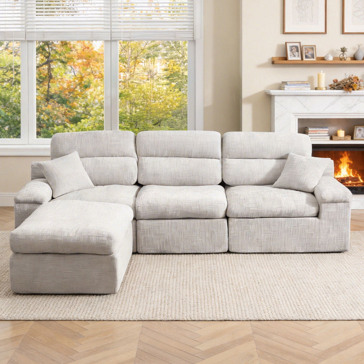 Corner Chaise Sofa With High Backrest, photo 8 of 16